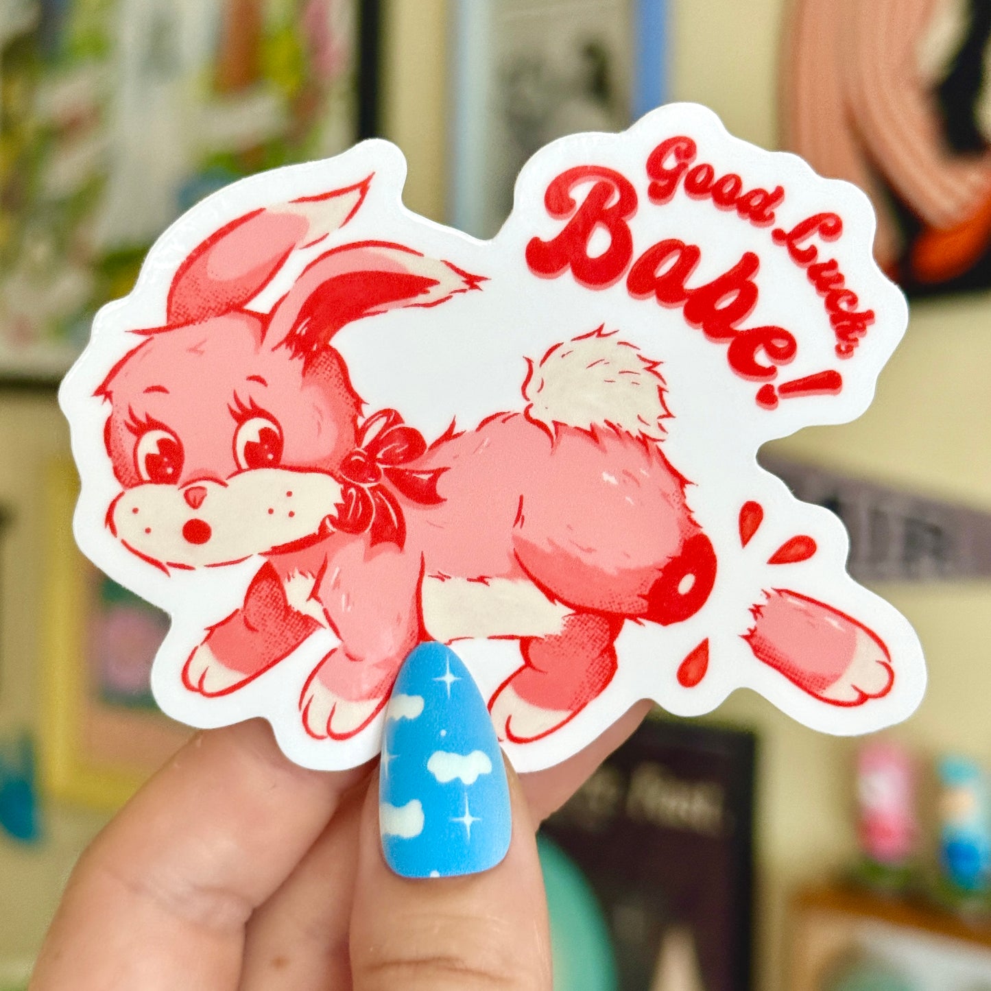 Good Luck Babe Sticker