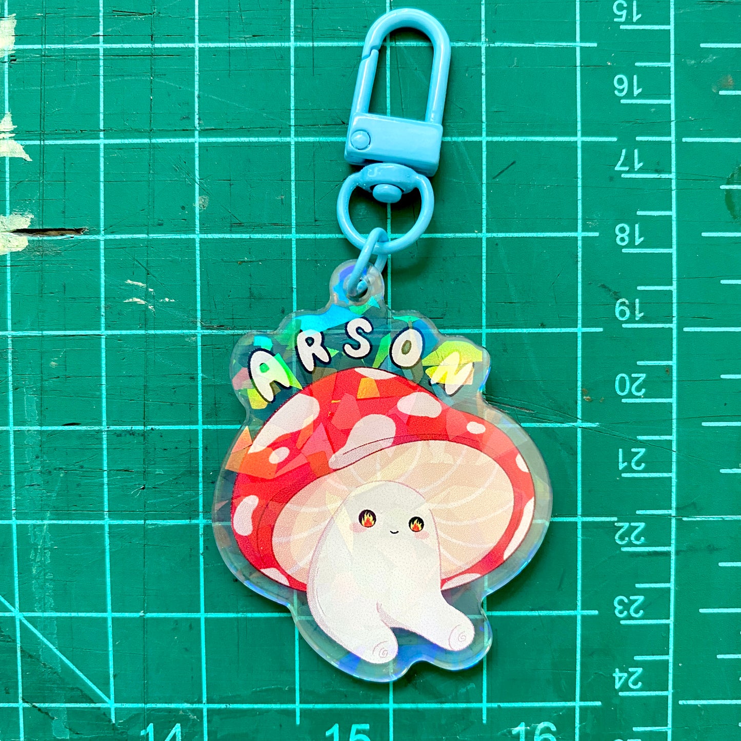 Arson Mushroom Keychain