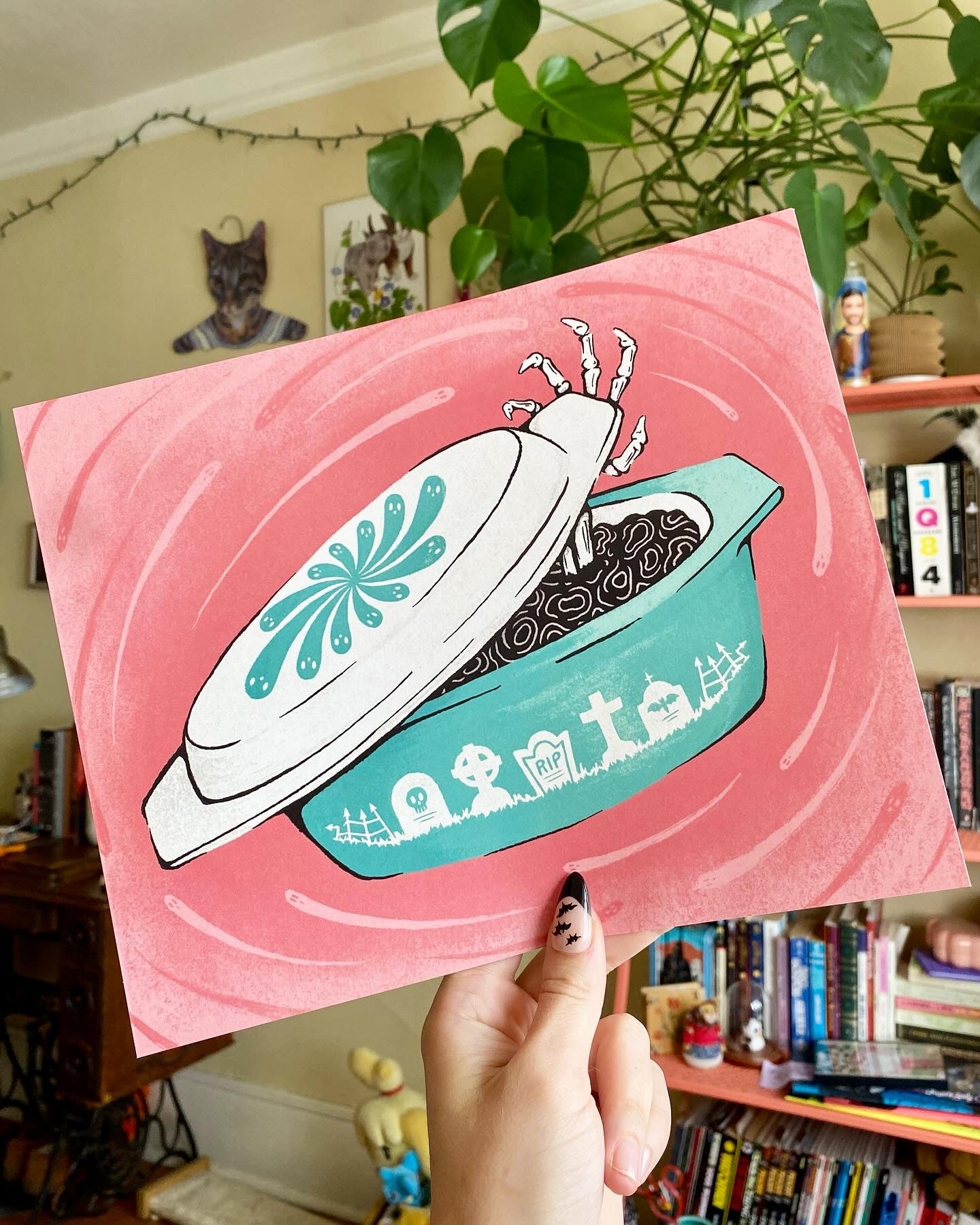 Spooky Pyrex Dish Print