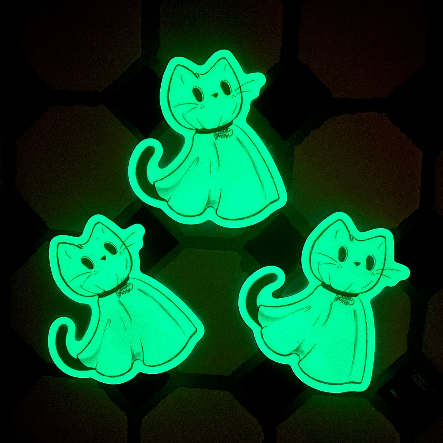 Ghost Cat Sticker