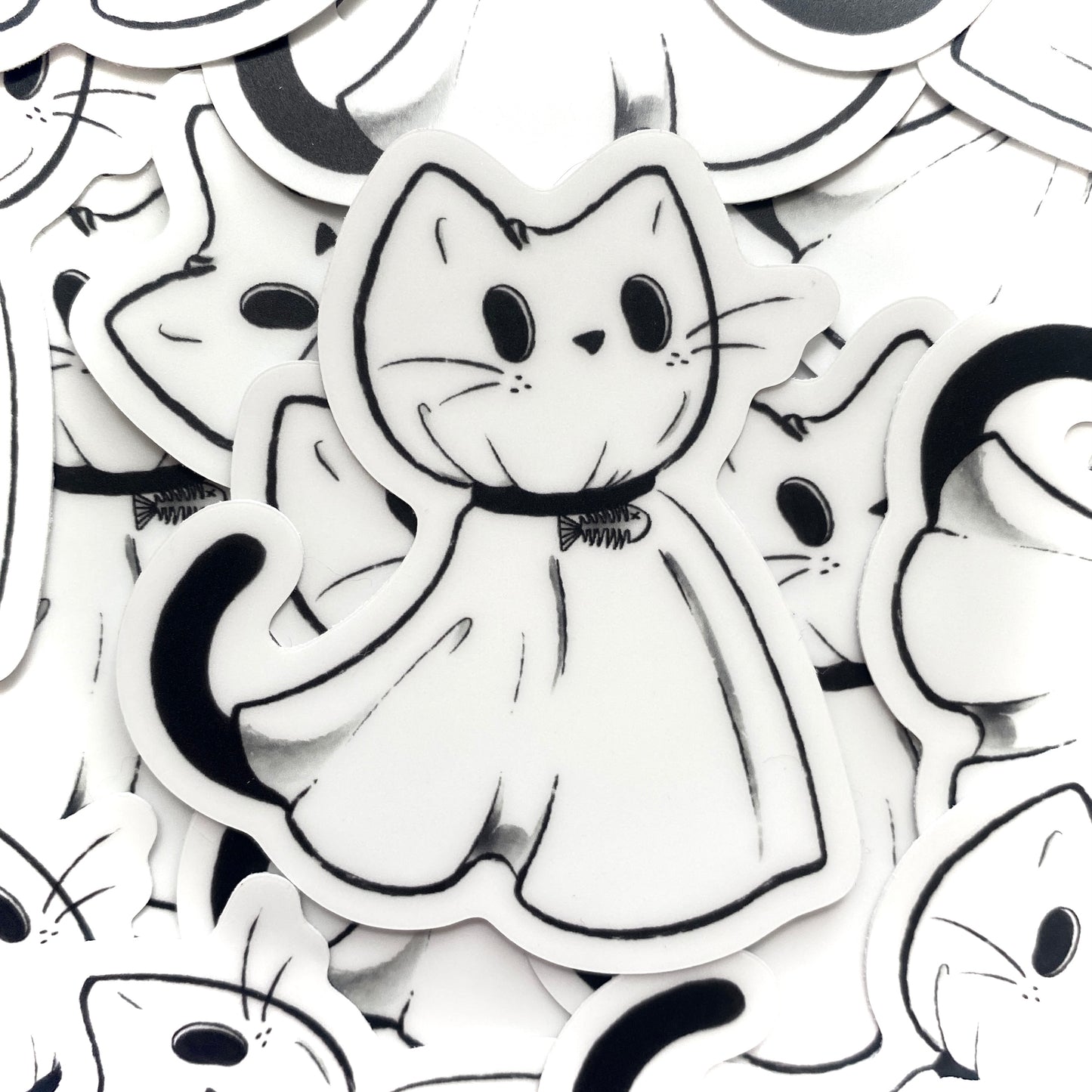 Ghost Cat Sticker