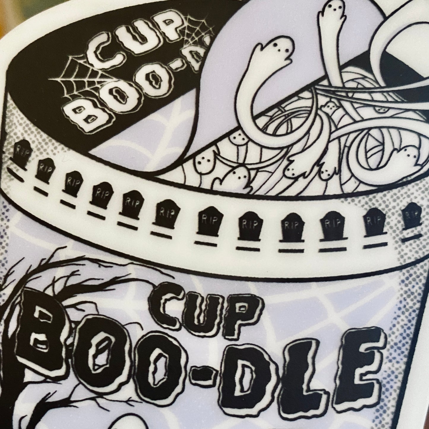 Cup Boo-dle Sticker