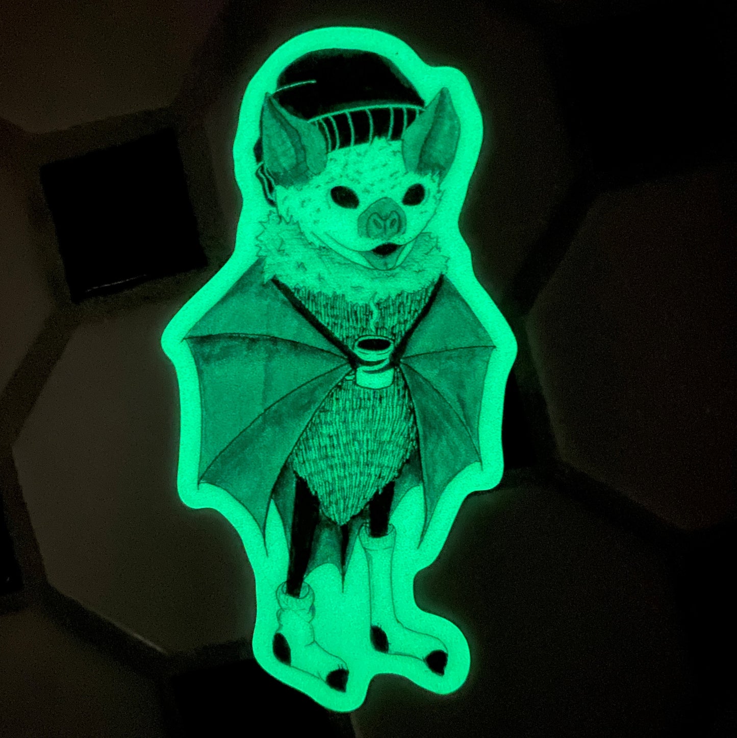 Cozy Bat Sticker