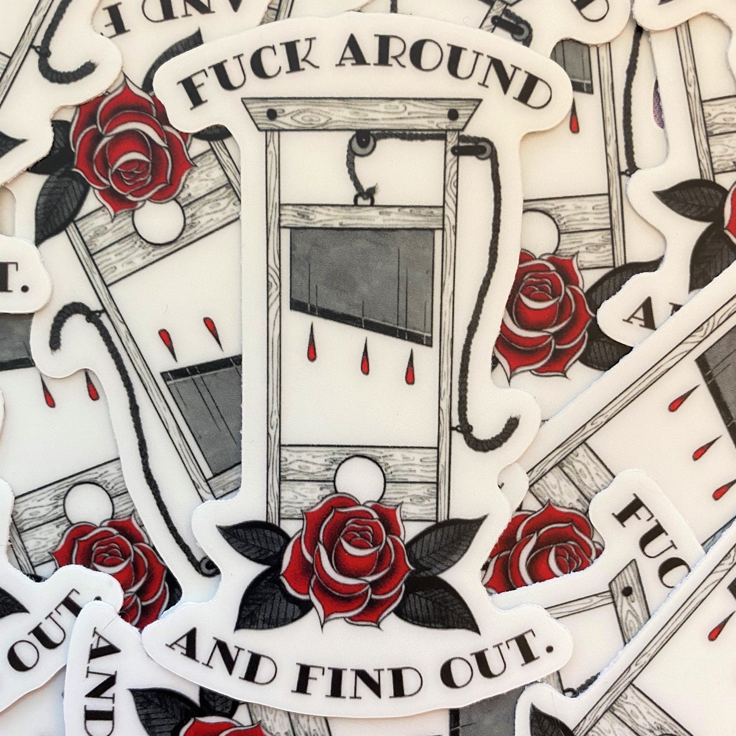 Guillotine Sticker