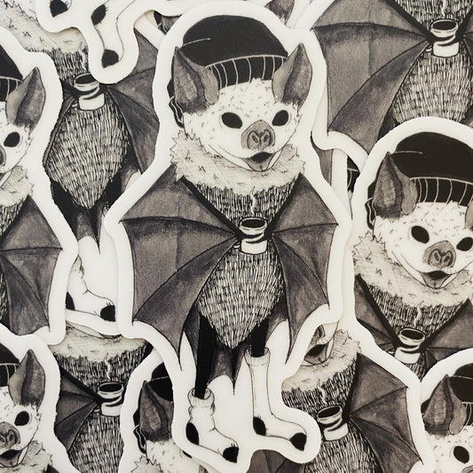 Cozy Bat Sticker