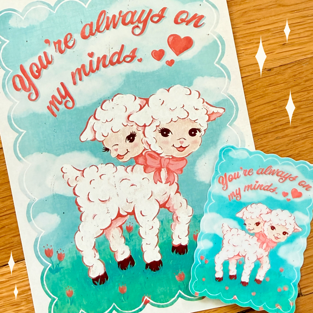 Two-Headed Lamb Sticker