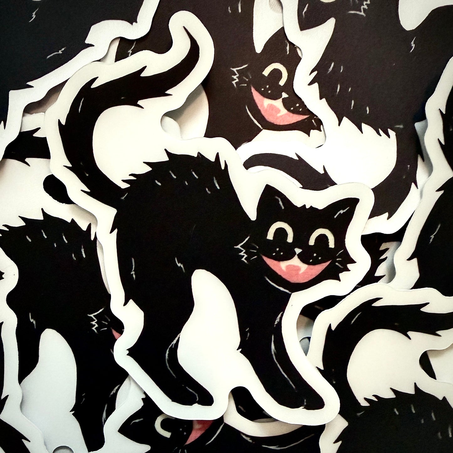 Scaredy-Cat Glow in the Dark Sticker