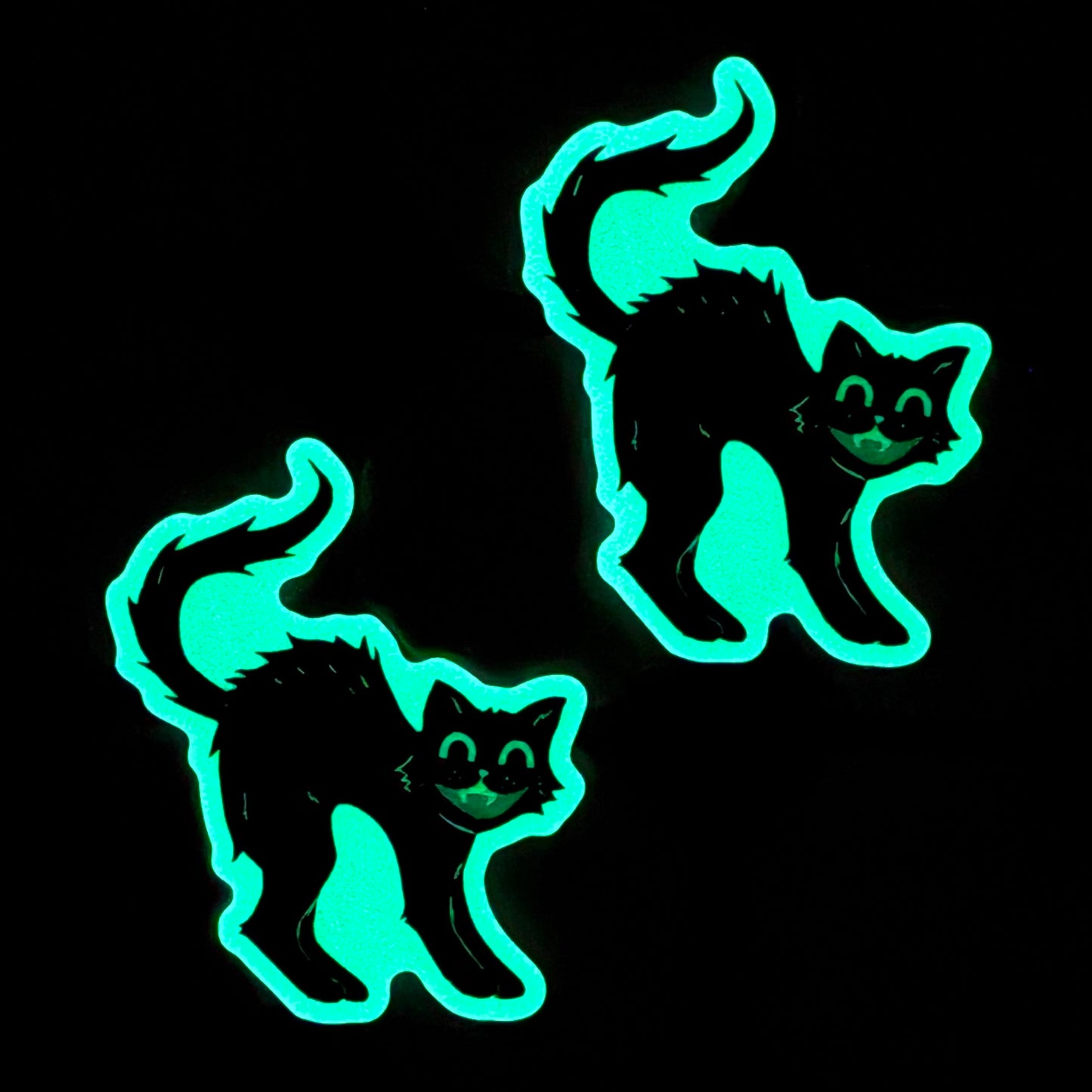Scaredy-Cat Glow in the Dark Sticker