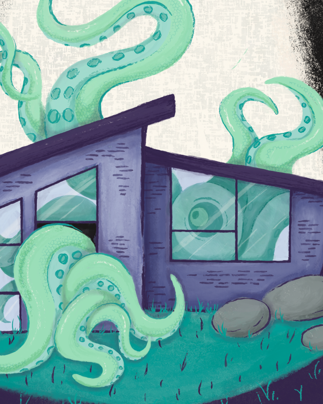 Home on the Strange Print