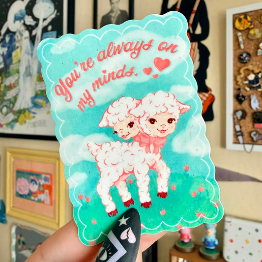 Two-Headed Lamb Sticker