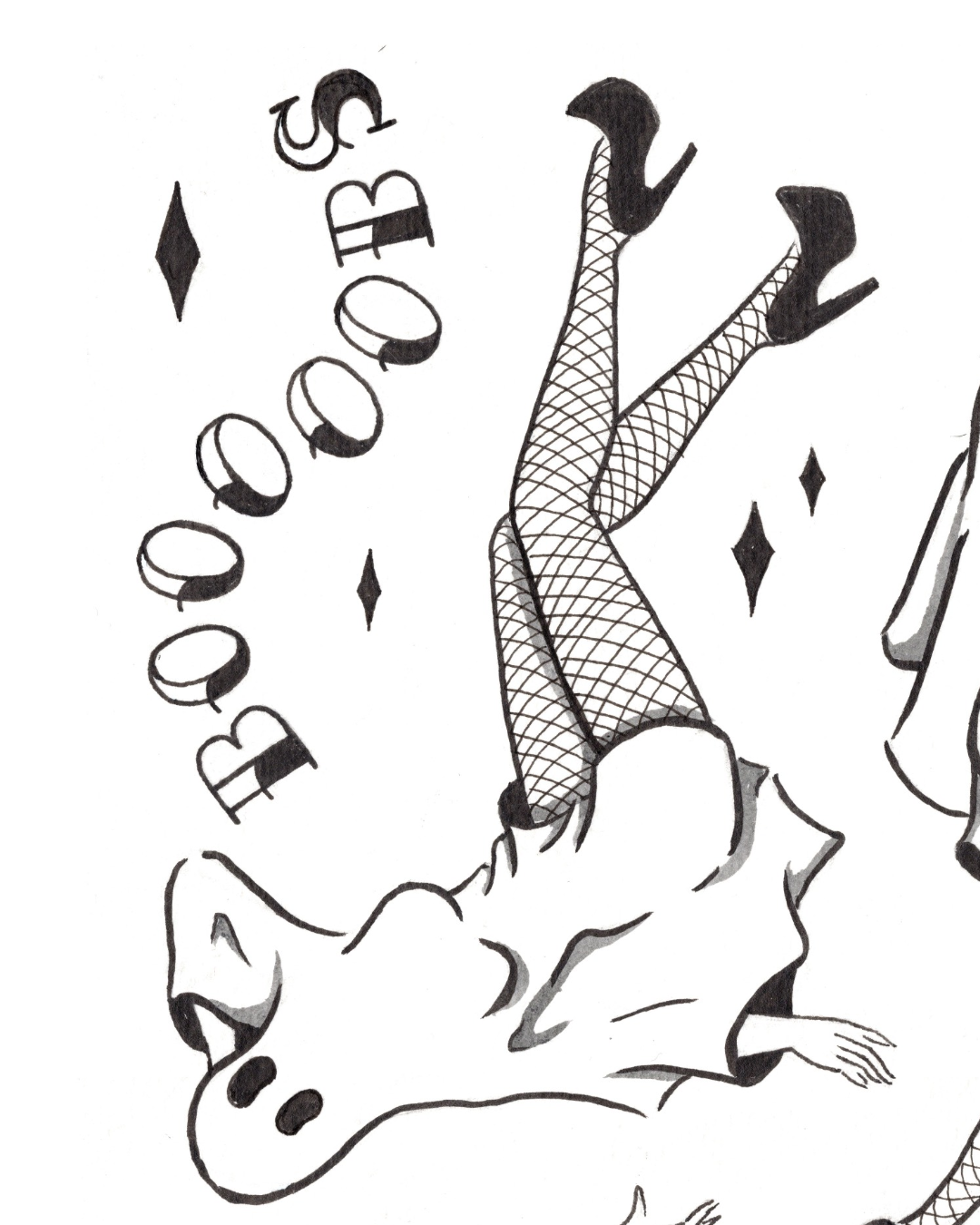 Pin-Up Ghouls Art Print