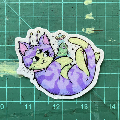Alien Cat Sticker