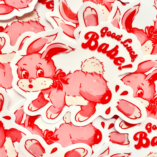 Good Luck Babe Sticker