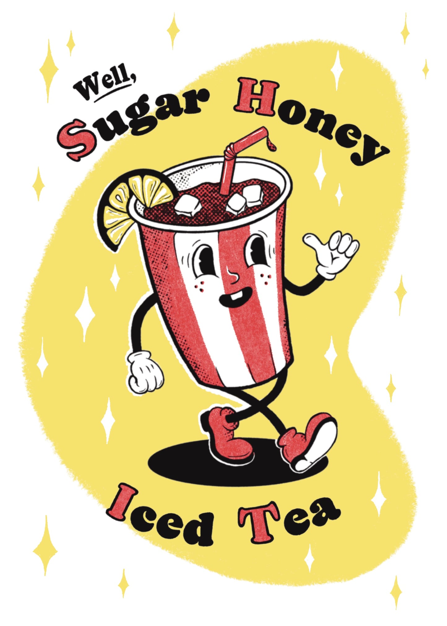 Sugar Honey Iced Tea Print