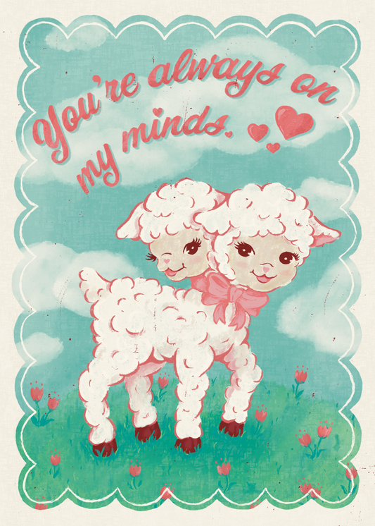 Two-Headed Lamb Print