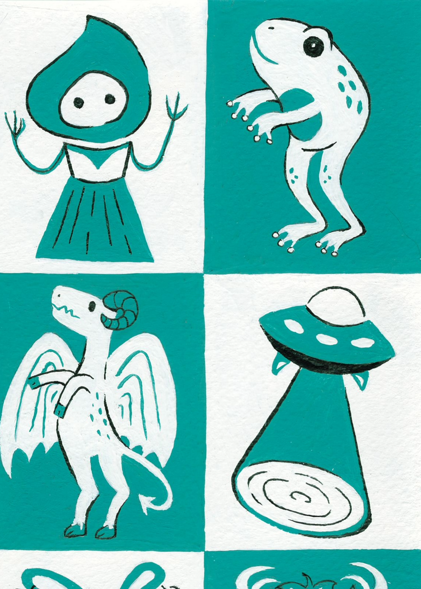 Grid O' Cryptids Print