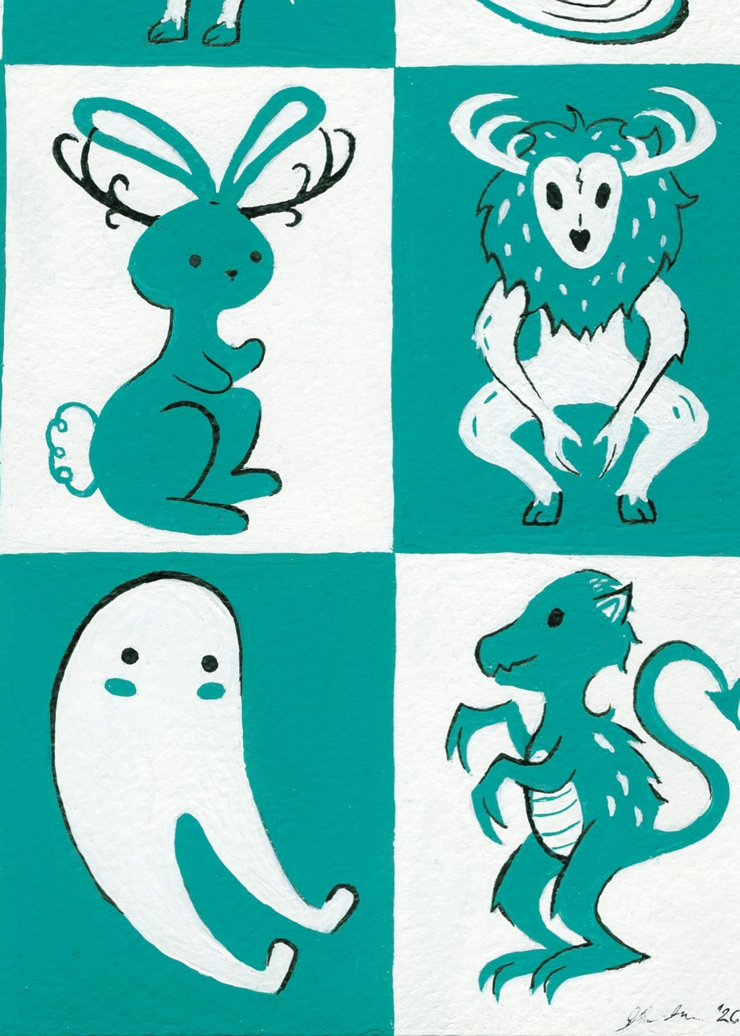 Grid O' Cryptids Print