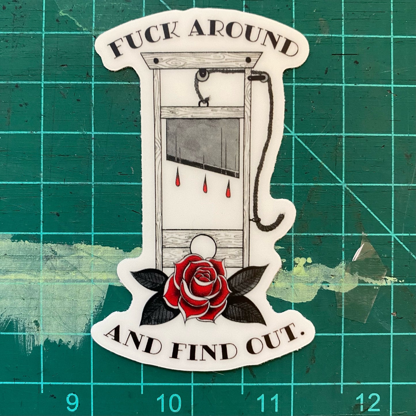 Guillotine Sticker