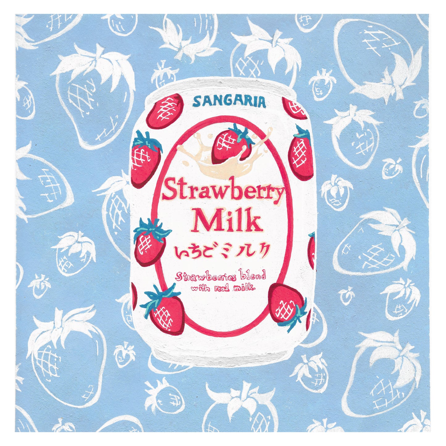 Strawberry Milk Print