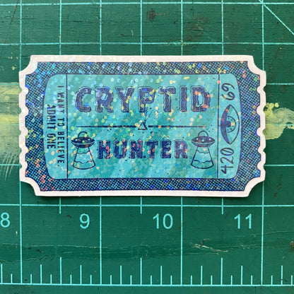 Cryptid Hunter Sticker
