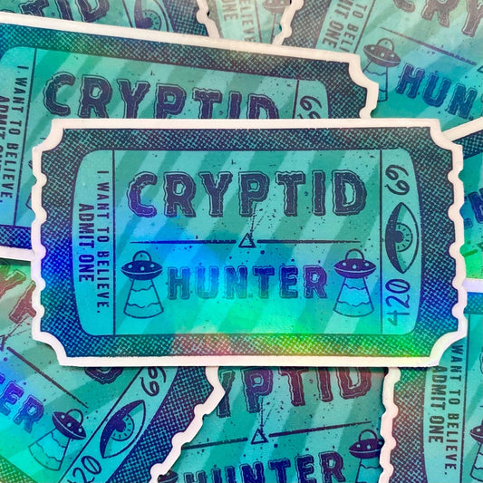 Cryptid Hunter Sticker
