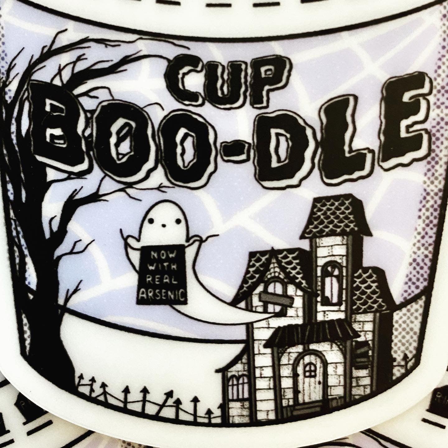 Cup Boo-dle Sticker